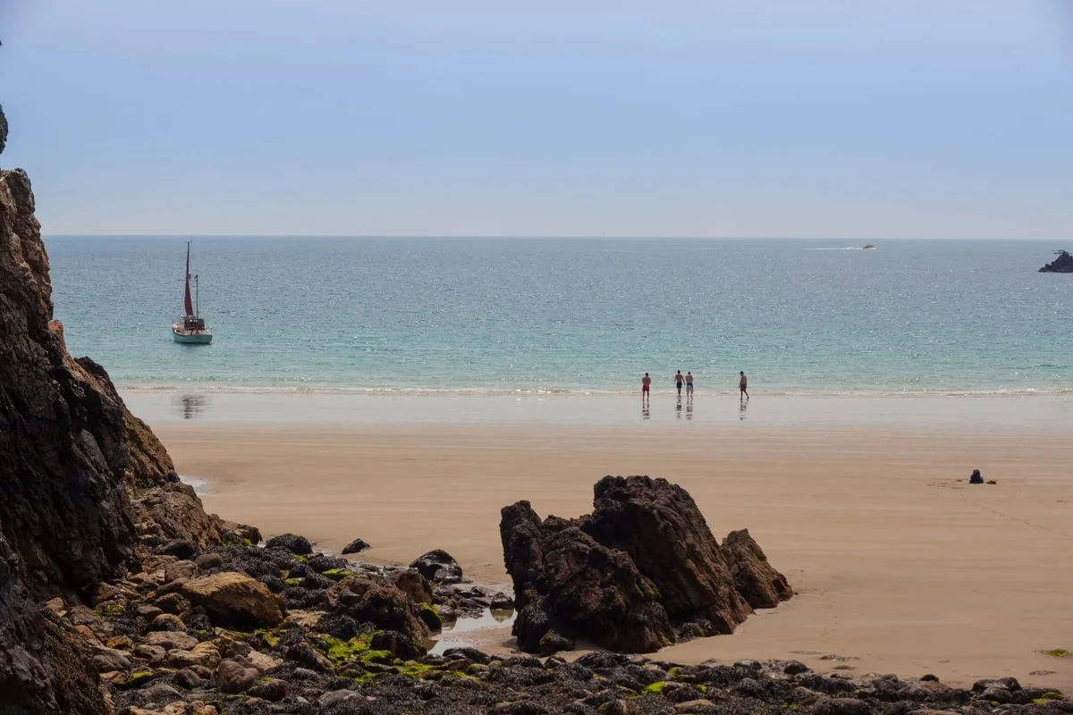 Petit Port on the south coast of Guernsey